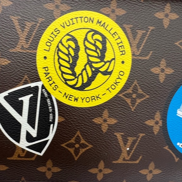 Sold! Louis Vuitton Neverfull MY LV WORLD TOUR Pochette Monogram Canvas Like New - Picture 10 of 15